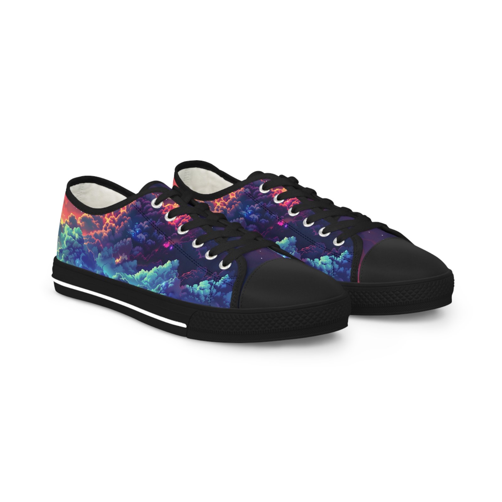 Cosmic Clouds Zerras Mens Cosmic Cloud Low-Top Sneakers