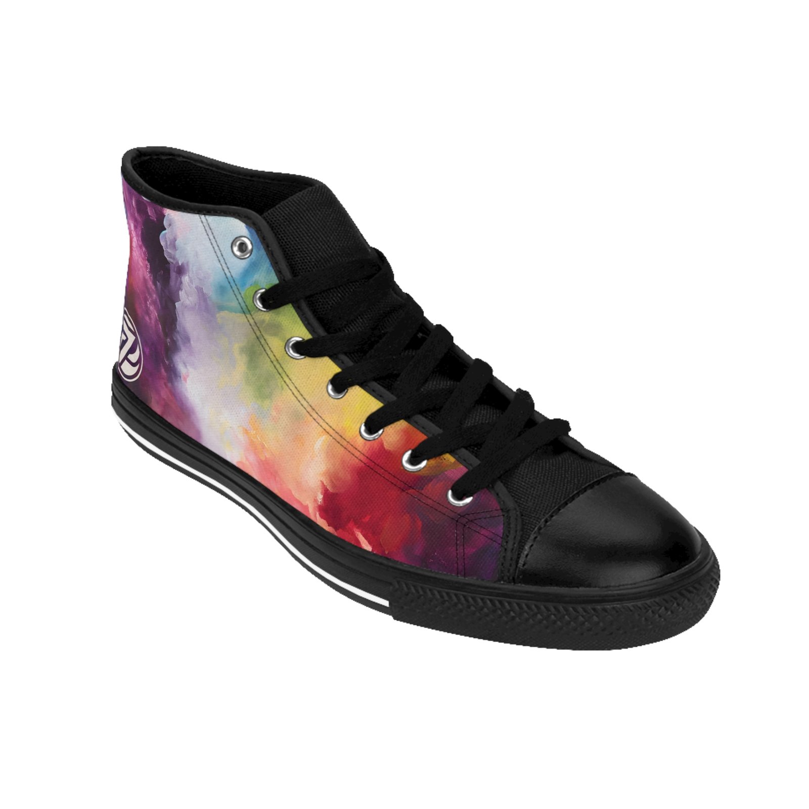 11819183191972725356_2048.jpeg Men's Nebula High Tops | Cosmic Color Fusion - Image 5