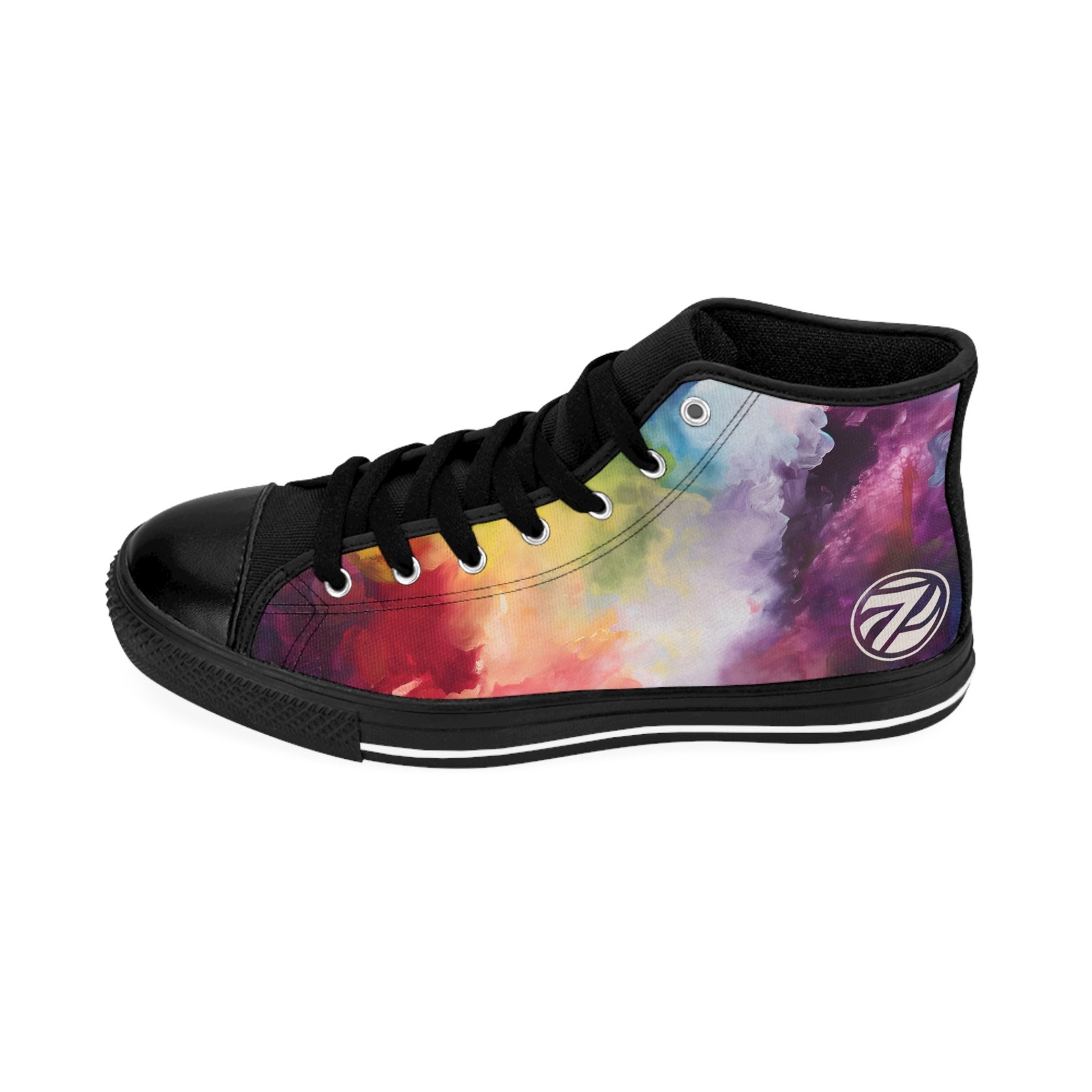 12659113665079275648_2048.jpeg Men's Nebula High Tops | Cosmic Color Fusion - Image 3