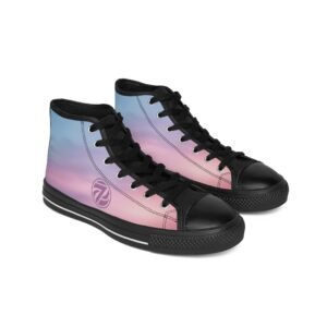 Womens pink and blue pastel high tops