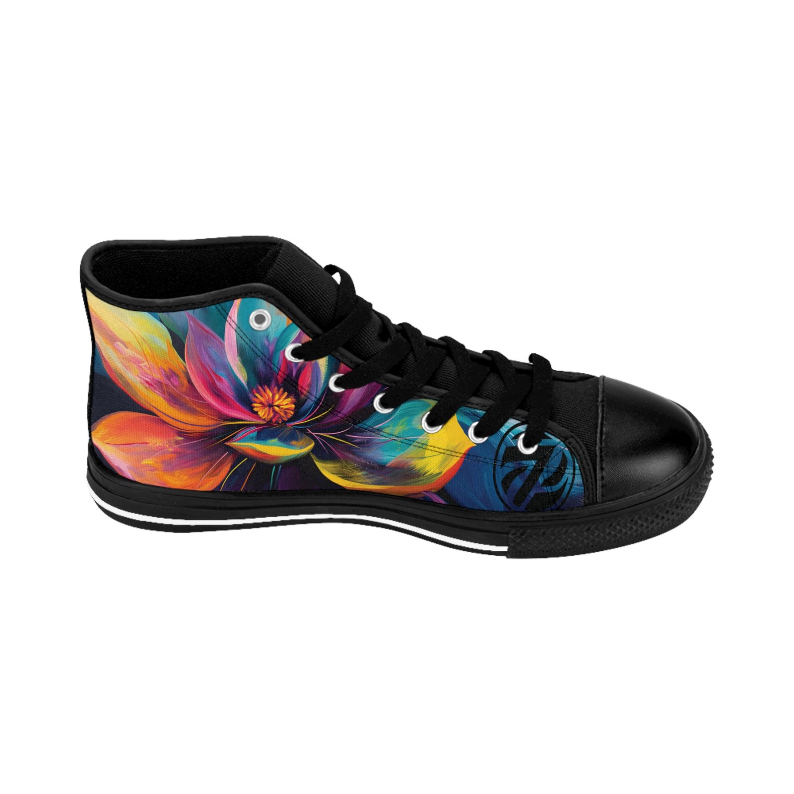 17675084616978029038_2048.jpeg Womens Bloom High-Tops | Floral Sneakers - Image 4