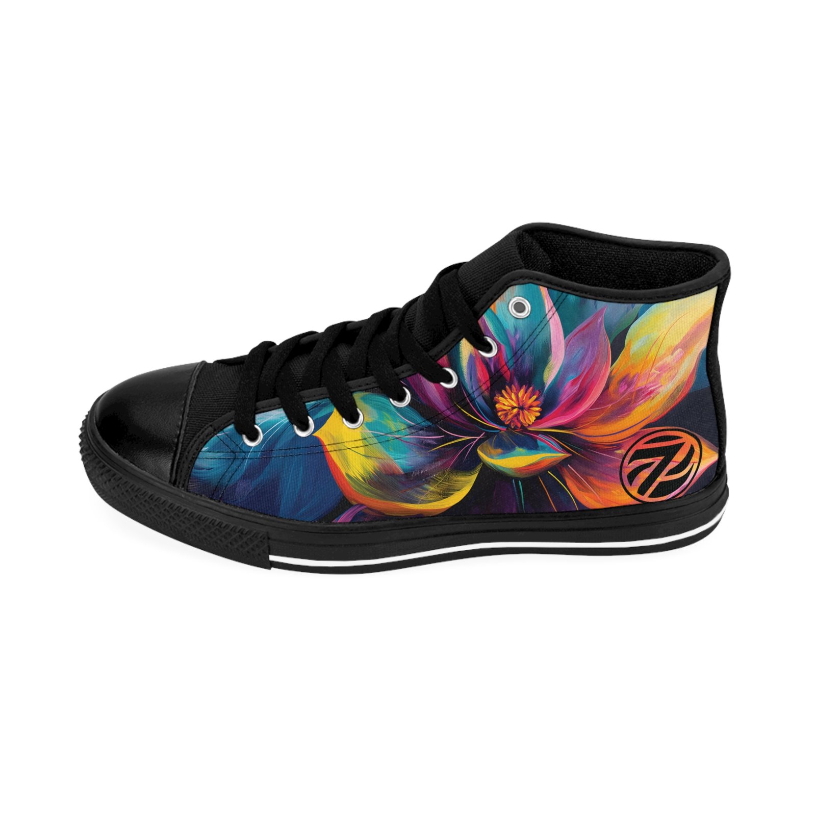 2513650940436929927_2048.jpeg Bloom High Tops | Men’s Floral High Tops - Image 2