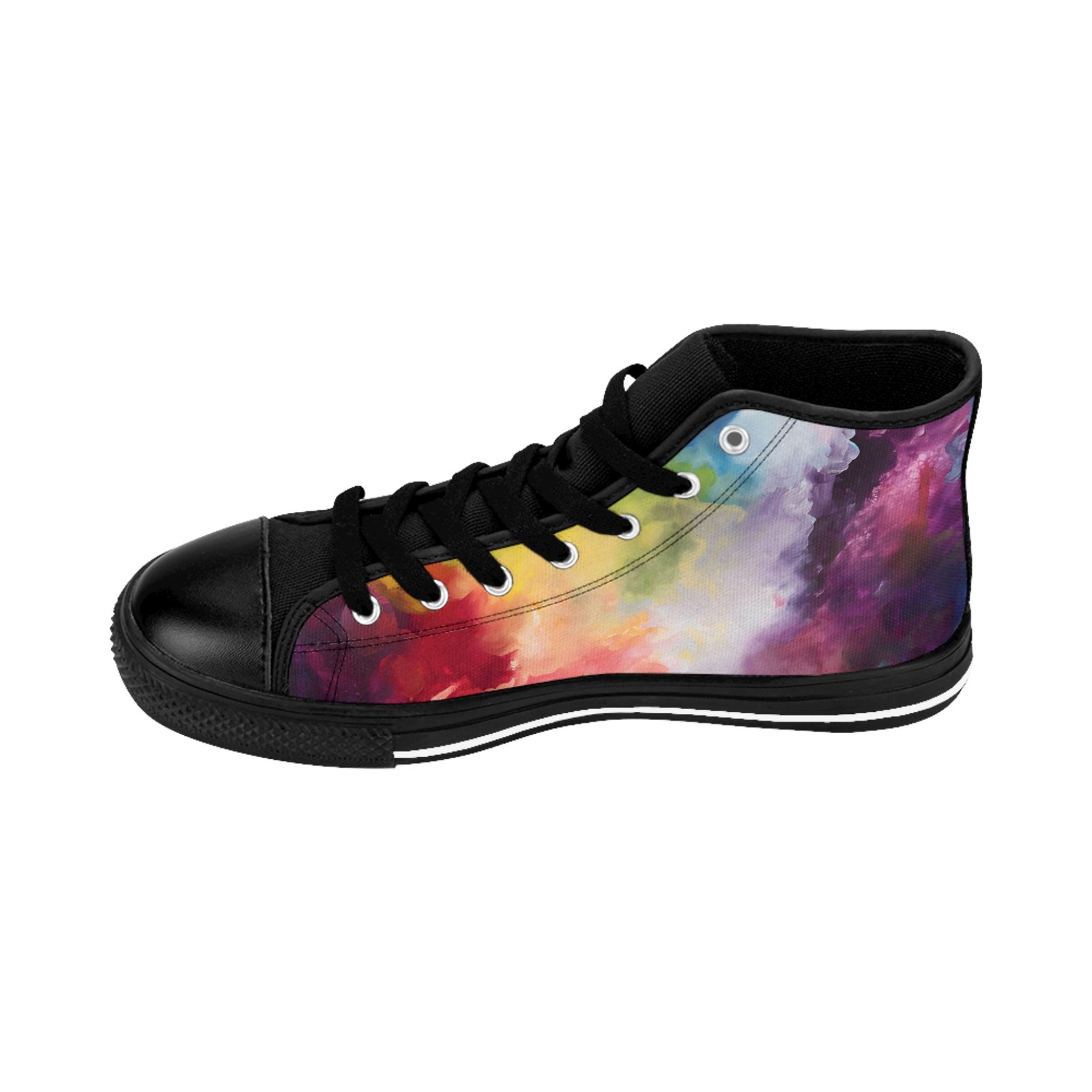 2726805422866394059_2048.jpeg Men's Nebula High Tops | Cosmic Color Fusion - Image 6