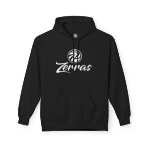 Zerras Classic Logo Pullover Black Hoodie