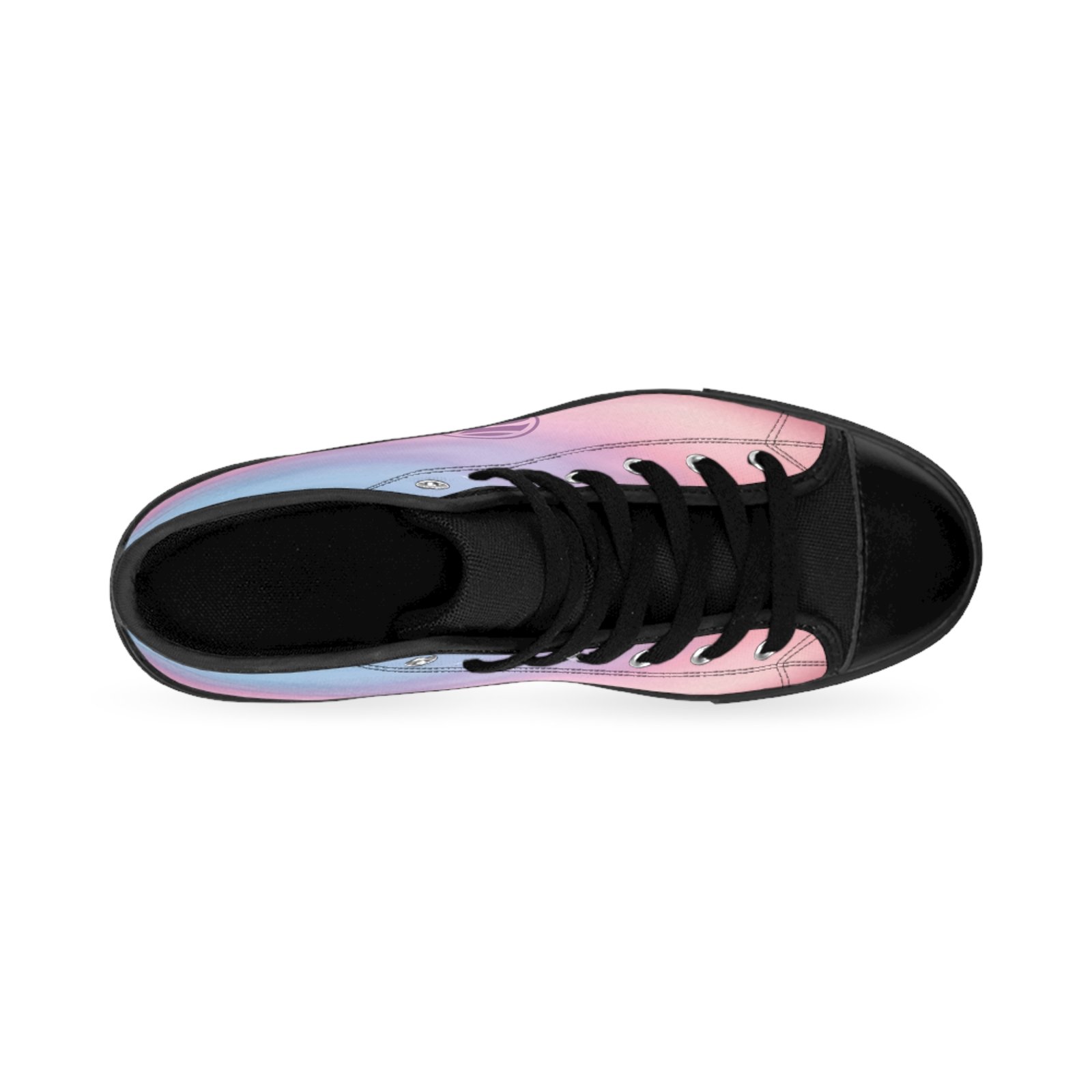 5539711398147049742_2048.jpeg Pastel Sky High Tops | Women’s Sneakers - Image 2