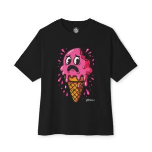 oversized ice cream graphic tee