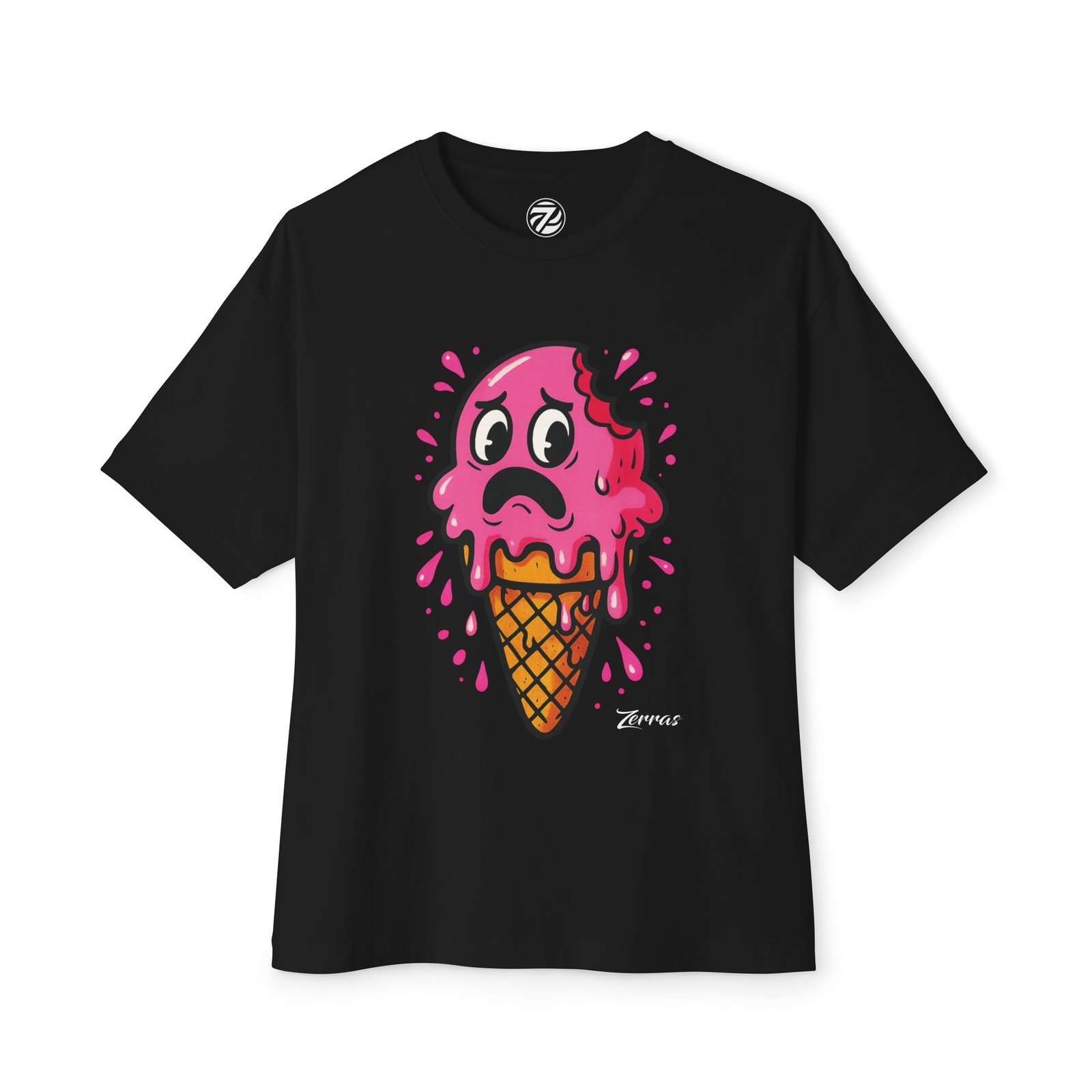 dripped out tee oversized ice cream graphic tee